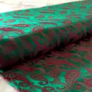 Seidenjacquard aus Vietnam PINK GREEN PAISLEY | Meterware